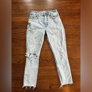 Abercrombie jeans the skinny high rise size 27R curve love